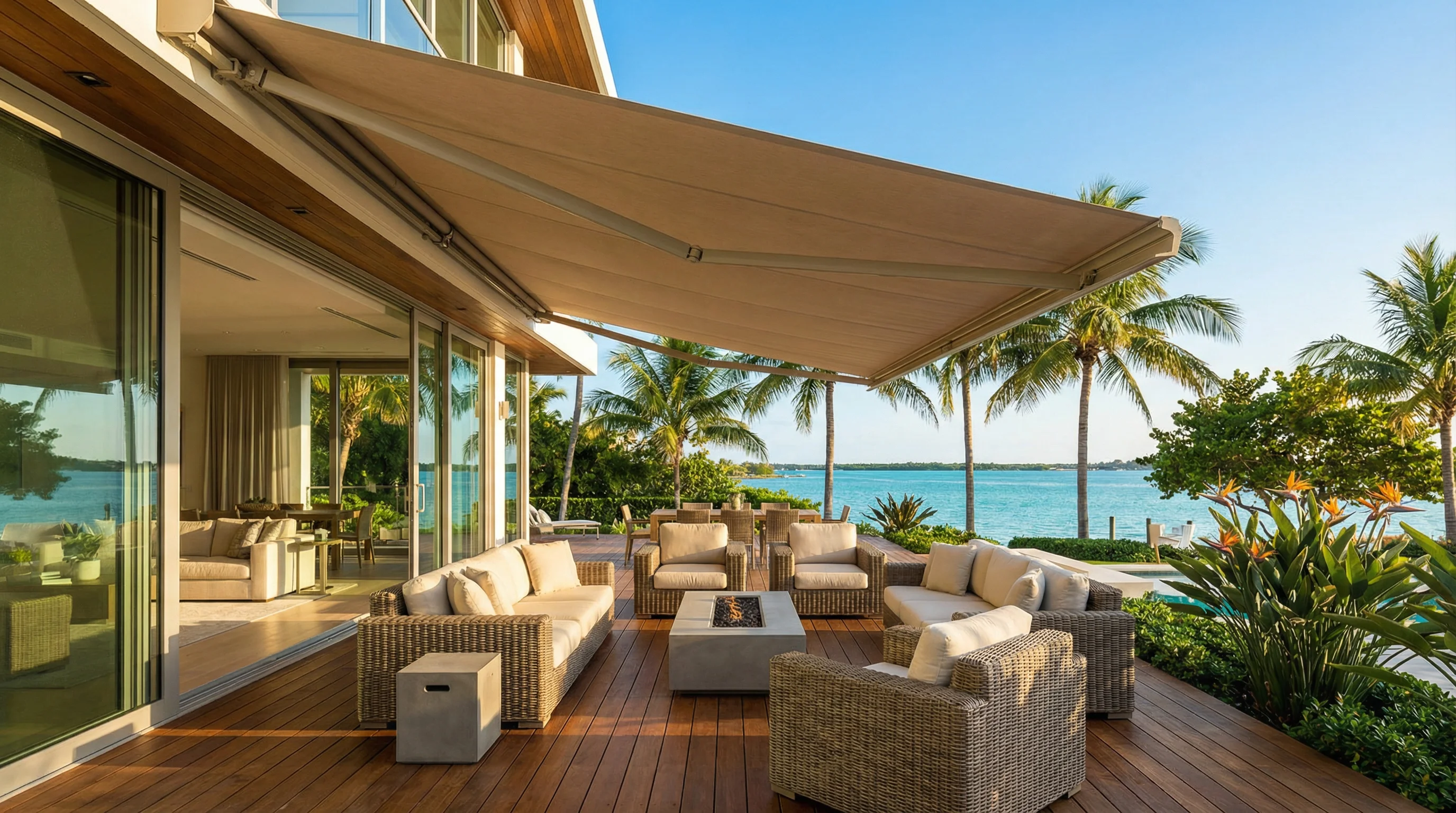 Retractable Awnings for Treasure Coast Patios